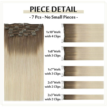 clip in remy hair extensions double weft